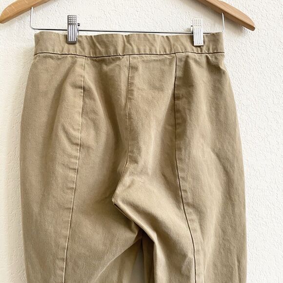 Everlane Pants Womens 4 Slim Tapered Camel Side Zip Career Work Stretch Tan - Picture 8 of 9